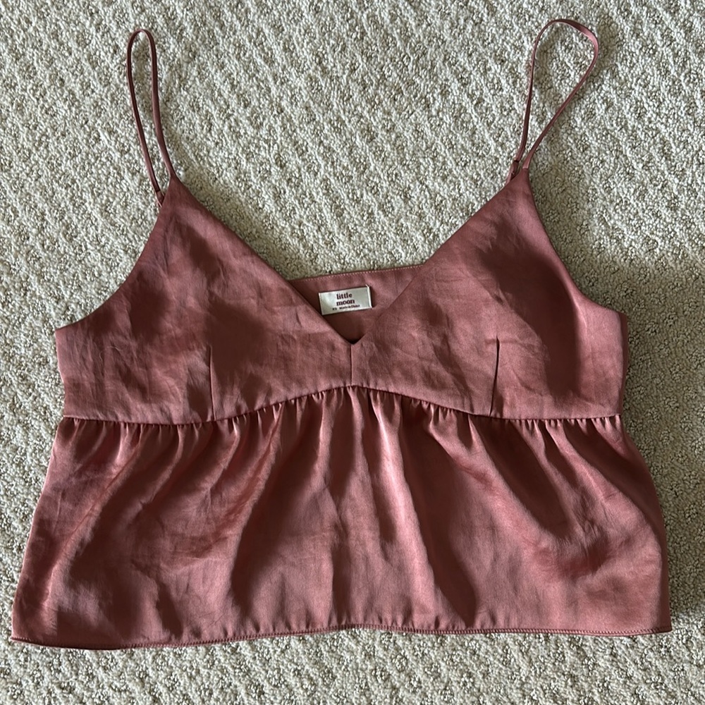 Aritzia “little moon” flowy baby doll tank top